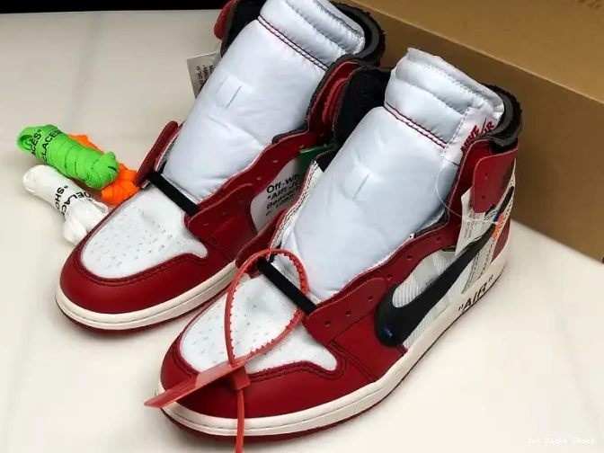 1st Kicks Jordan Air Off-White Ten AA3834-101 Chicago Retro 1 The 0524